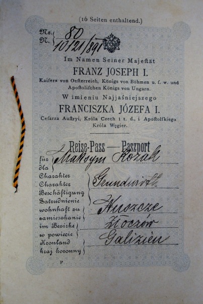 Passaporte polones Imperio Austriaco